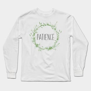 Patience Christian Long Sleeve T-Shirt